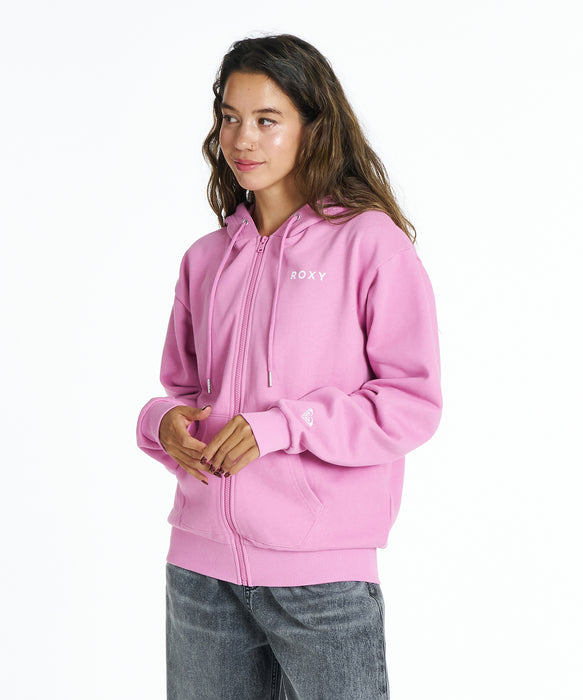 Roxy HISTORICAL LOGO ZIP HOODIE ウィメンズ フード付きパーカ 長袖