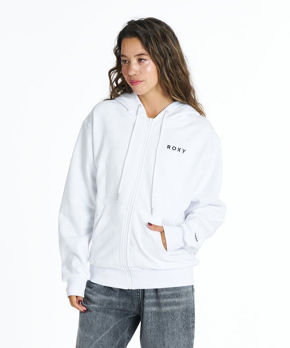 Roxy HISTORICAL LOGO ZIP HOODIE ウィメンズ フード付きパーカ 長袖