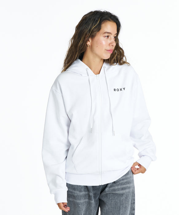 Roxy HISTORICAL LOGO ZIP HOODIE ウィメンズ フード付きパーカ 長袖