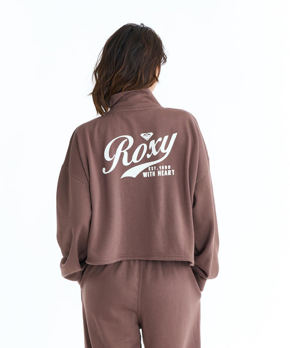 ROXY ウィメンズ ROXY WITH HEART ZIP ジップジャケット スタンド