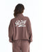 ROXY ウィメンズ ROXY WITH HEART ZIP スウェットジャケット 【2026年春夏モデル】 BRN / L