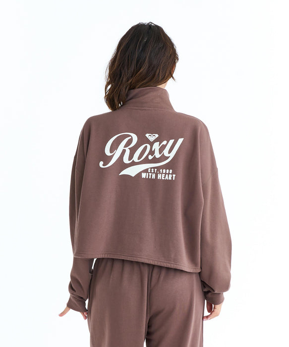 ROXY ウィメンズ ROXY WITH HEART ZIP ジップジャケット スタンド