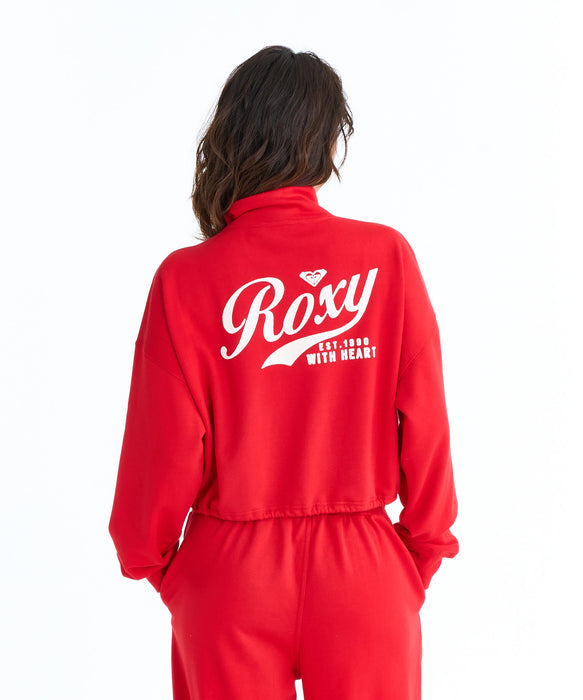 ROXY ウィメンズ ROXY WITH HEART ZIP ジップジャケット スタンド