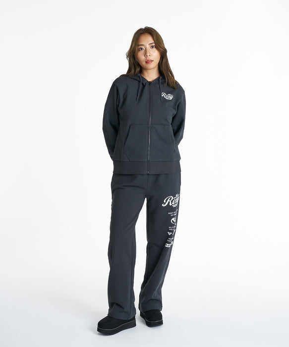 ROXY ウィメンズ HISTORICAL ZIP HOODIE パーカー 【2026年秋冬モデル】 BLK / L