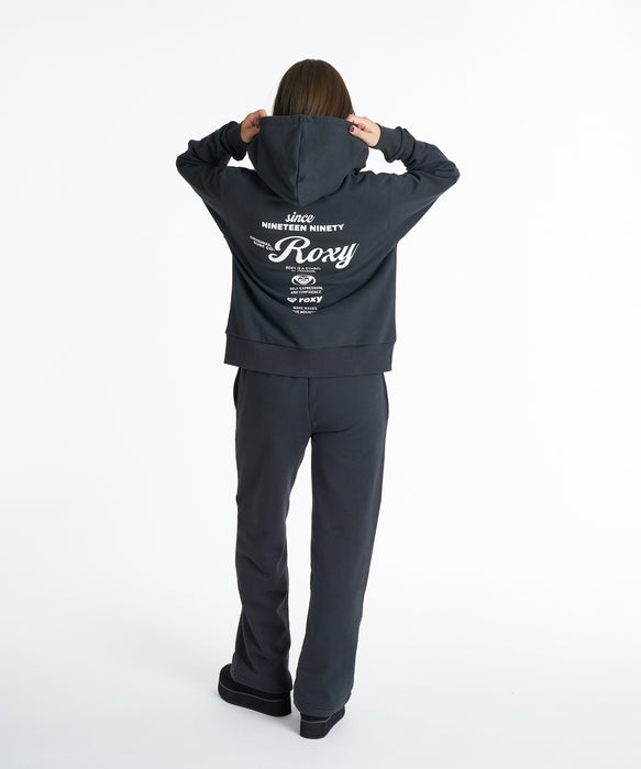ROXY ウィメンズ HISTORICAL ZIP HOODIE パーカー 【2026年秋冬モデル】 BLK / L
