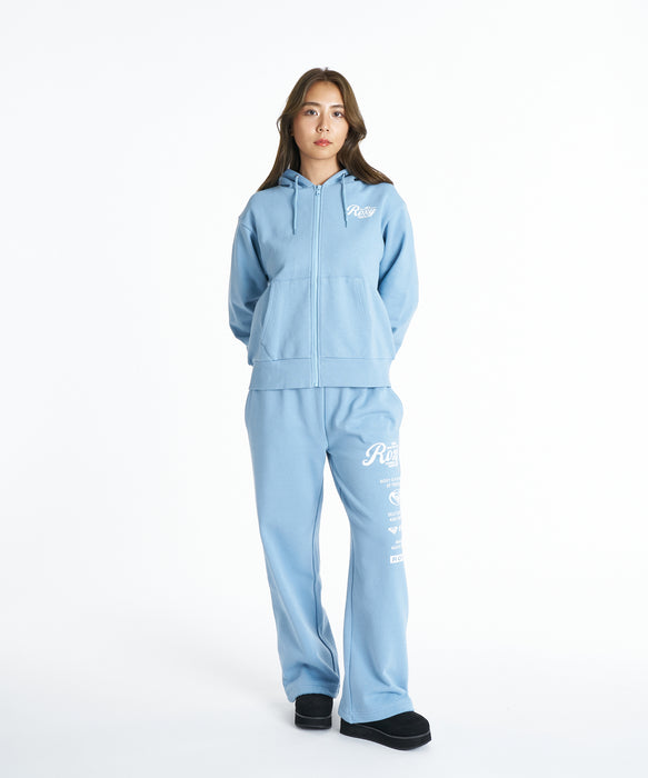 ROXY ウィメンズ HISTORICAL ZIP HOODIE パーカー 【2026年秋冬モデル】 BLU / L