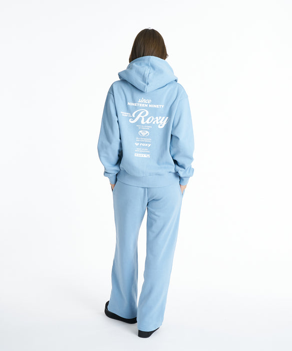 ROXY ウィメンズ HISTORICAL ZIP HOODIE パーカー 【2026年秋冬モデル】 BLU / L