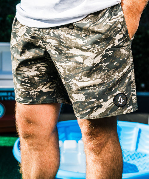 ポコ VOLCOM メンズ LIDO PRINT TRUNK 16 ボードショーツ 【2026年夏モデル】