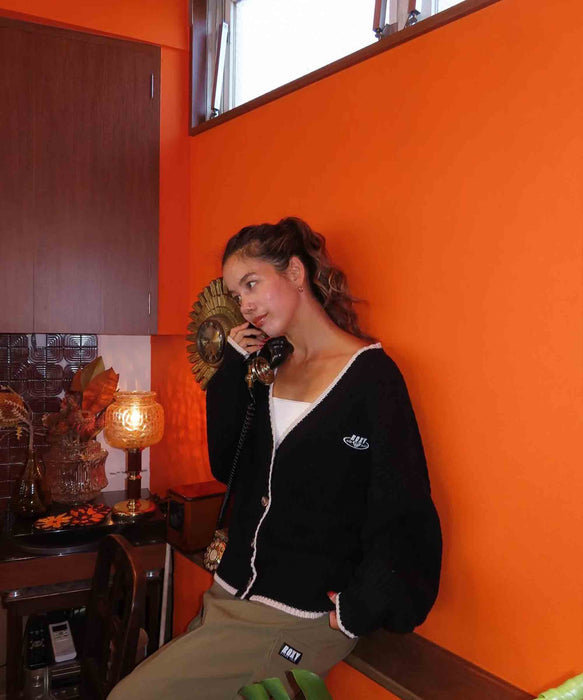 【OUTLET】Roxy HORIZON CARDIGAN ウィメンズ ドロップショルダーカーディガン ミドルゲージ <2025FW HEART WAVE>