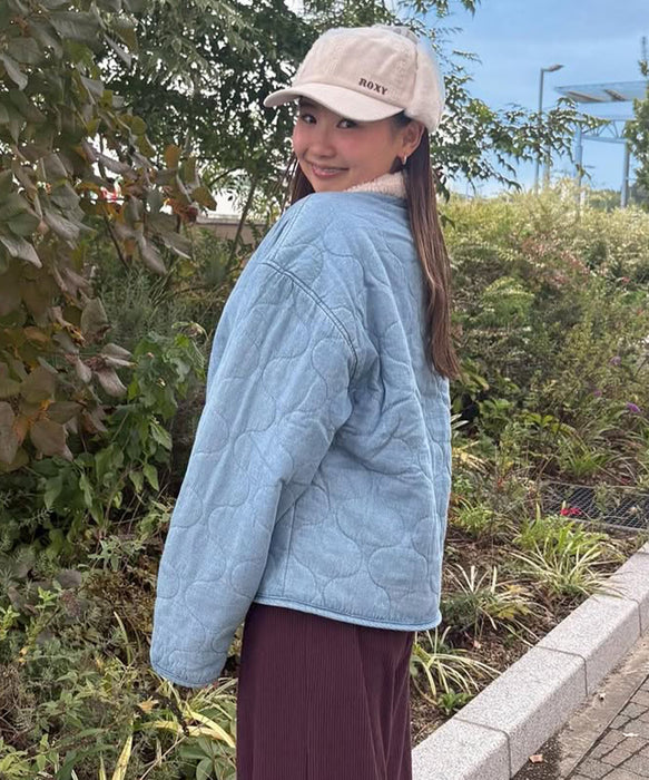 OUTLET】Roxy NOT SO BASIC ウィメンズ キルティングステッチ デニム OUTLET】Roxy NOT SO BASIC ウィメンズ キルティングステッチ デニム