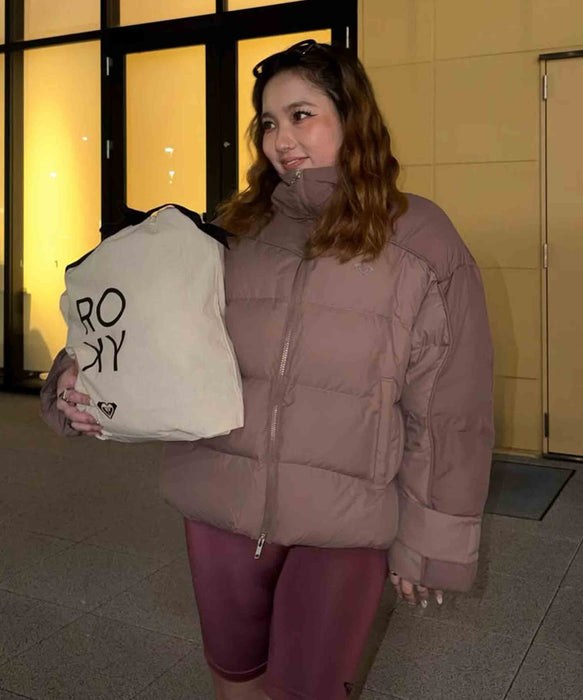 Roxy MEET UP ウィメンズ ダウンジャケット 2色切り替え ダウン70%