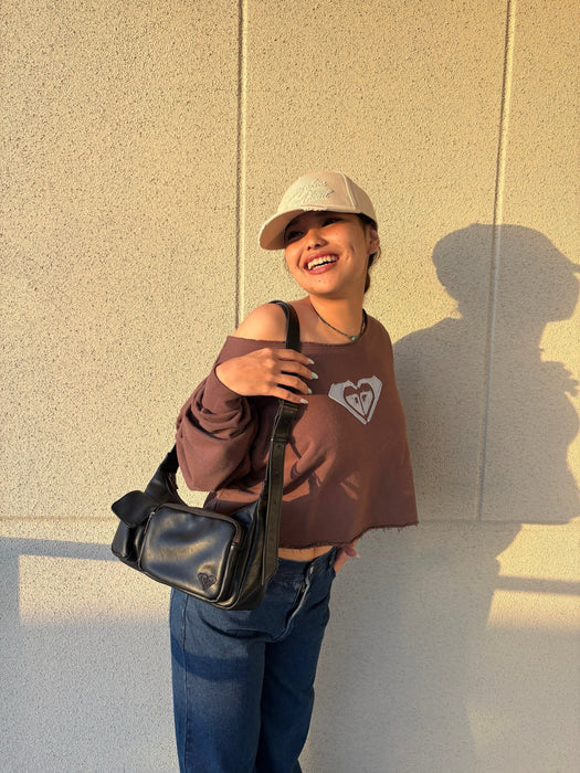 ROXY x NANAHA OFF-THE-SHOULDER P/O ロゴオフショルトップス 【2026年秋冬モデル】