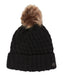 ROXY キッズ BLIZZARD GIRL BEANIE ビーニー 保湿 フリースライナー付きポンポン 【25-26SNOWモデル】 KVJ0 / F