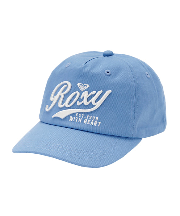 ROXY キッズ MINI ROXY WITH HEART キャップ 【2026年春夏モデル】 BLU / F