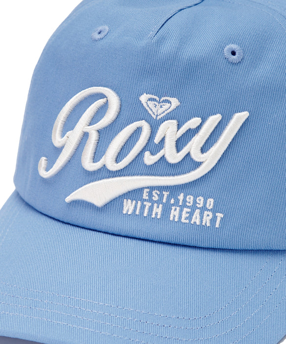 ROXY キッズ MINI ROXY WITH HEART キャップ 【2026年春夏モデル】 BLU / F