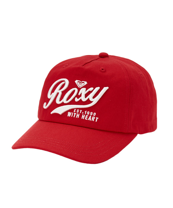 ROXY キッズ MINI ROXY WITH HEART キャップ 【2026年春夏モデル】 RED / F