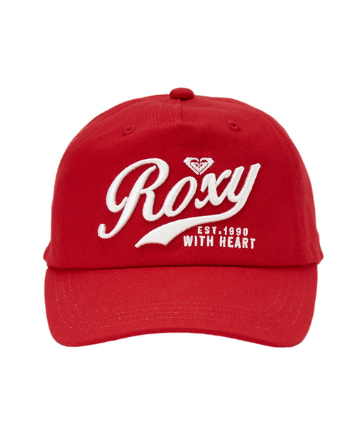 ROXY キッズ MINI ROXY WITH HEART キャップ 【2026年春夏モデル】 RED / F