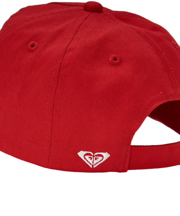 ROXY キッズ MINI ROXY WITH HEART キャップ 【2026年春夏モデル】 RED / F
