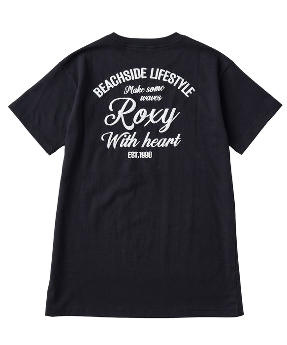 ROXY キッズ MINI ROXY WITH HEART デニムポケットTシャツワンピース