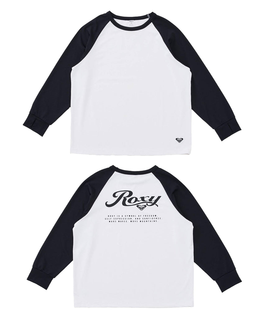 ROXY キッズ MINI SOLSHADE L/S バックプリントラッシュロンT/ 近