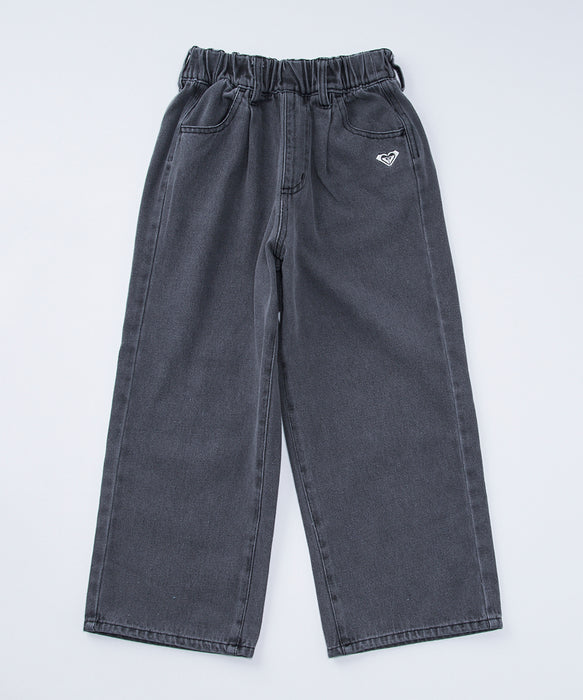 【OUTLET】Roxy MINI LIVED IN DENIM PANTS キッズ デニムパンツ