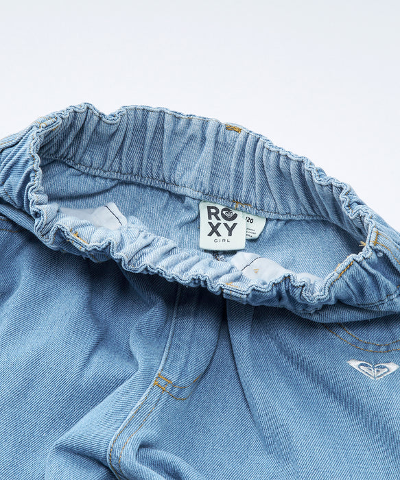 【OUTLET】Roxy MINI LIVED IN DENIM PANTS キッズ デニムパンツ
