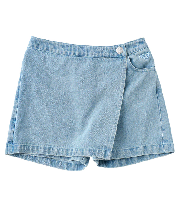 ROXY キッズ MINI BREEZYBAY ショートパンツ 【2026年夏モデル】 LBL / 150