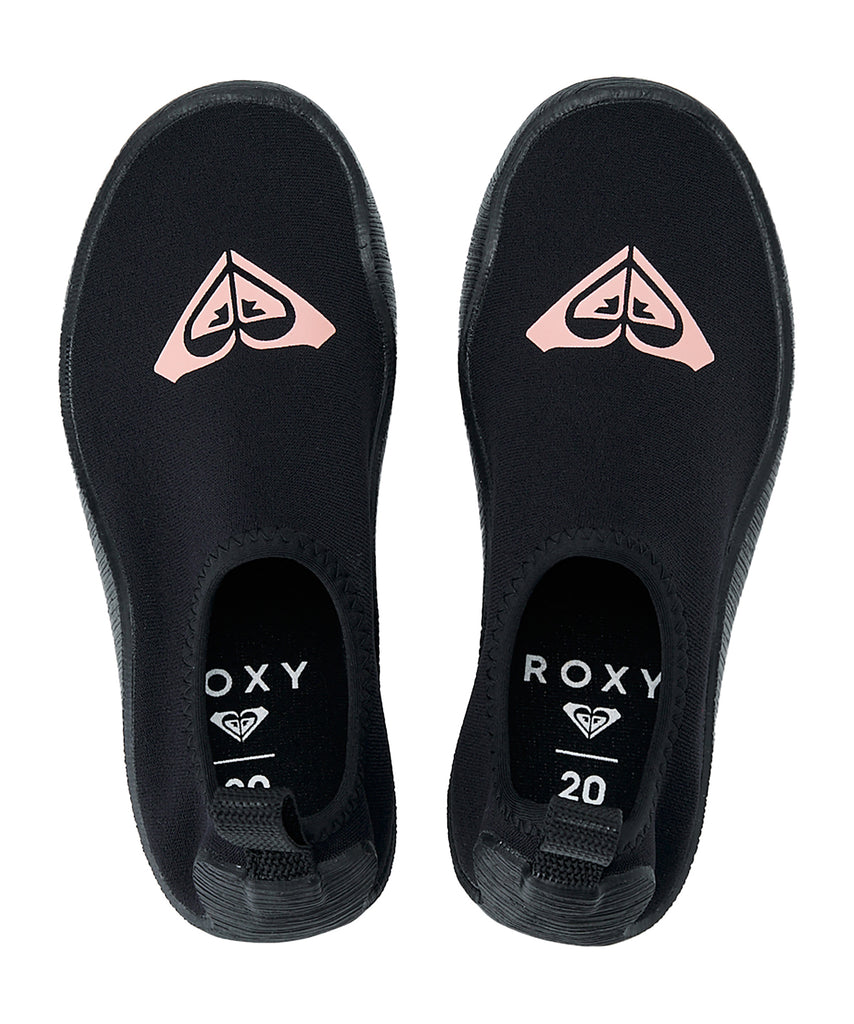 ROXY サーフィンブーツ ブラック ROXY キッズ GIRL WATER SOCKS サーフブーツ 【2026年春夏モデル】