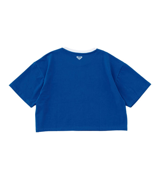 ROXY キッズ MINI AUTHENTIC ROXY Tシャツ 【2026年春夏モデル】 BLU / 150