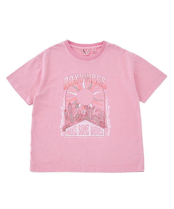 ROXY キッズ MINI ROXY VIBES Tシャツ 【2026年春夏モデル】 PNK / 150