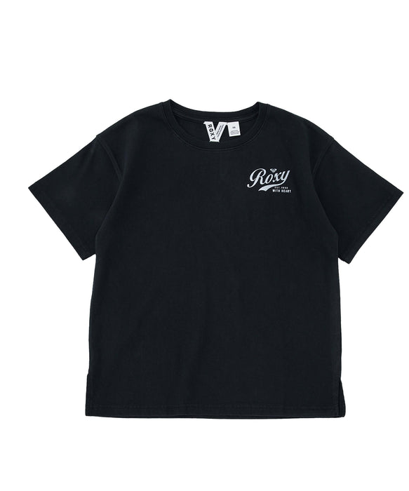 ROXY キッズ MINI ROXY WITH HEART Tシャツ 【2026年春夏モデル】 BBK / 150
