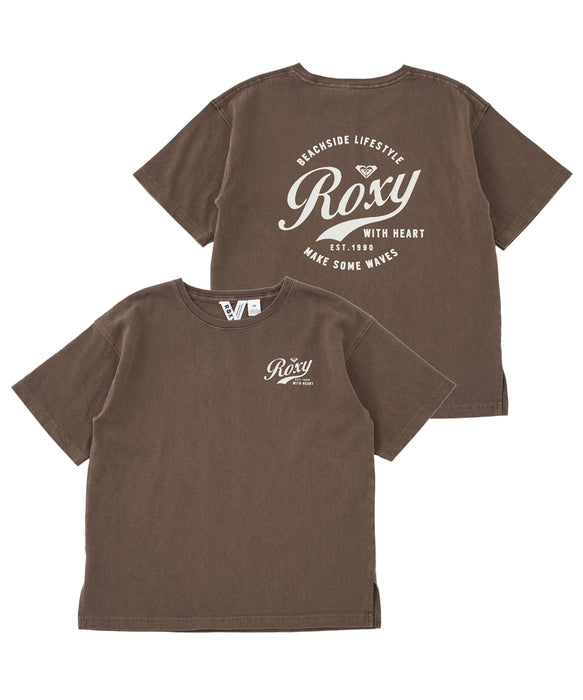 ROXY キッズ MINI ROXY WITH HEART Tシャツ 【2026年春夏モデル】