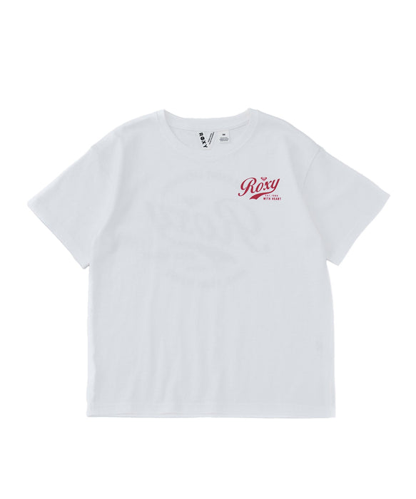 ROXY キッズ MINI ROXY WITH HEART Tシャツ 【2026年春夏モデル】 NAT / 150
