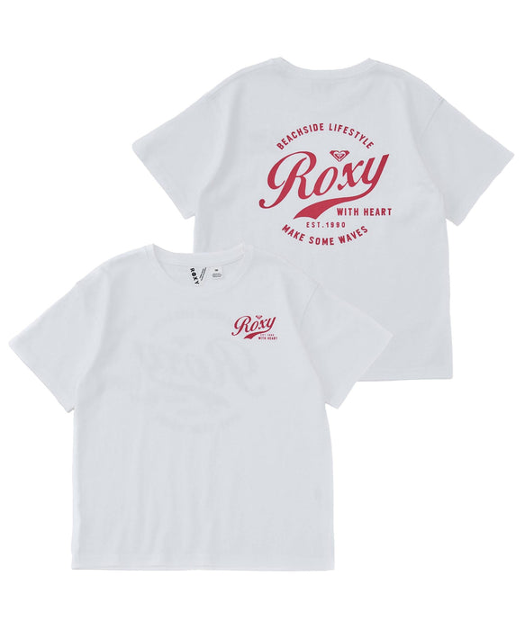 ROXY キッズ MINI ROXY WITH HEART Tシャツ 【2026年春夏モデル】