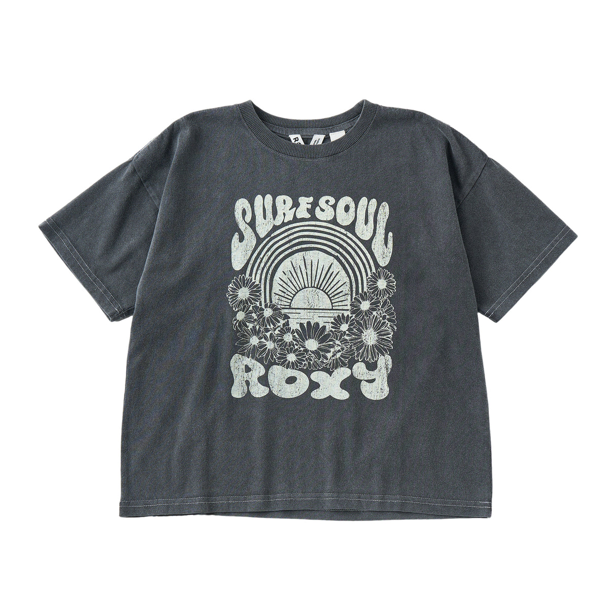 ROXY キッズ MINI RAINBOW ROXY ヴィンテージライクTシャツ 【2026年夏