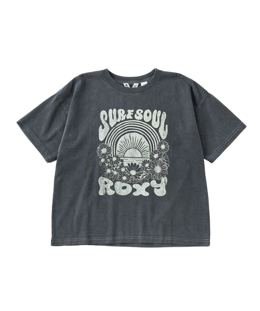 ROXY キッズ MINI RAINBOW ROXY Tシャツ 【2026年夏モデル】 BBK / 150