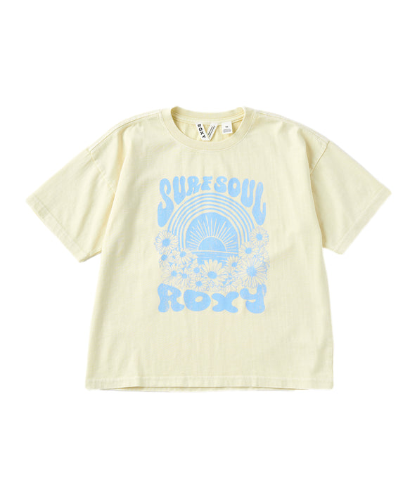 ROXY キッズ MINI RAINBOW ROXY Tシャツ 【2026年夏モデル】 YEL / 150