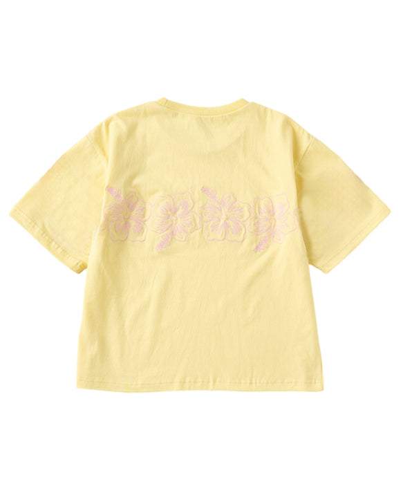 ROXY キッズ MINI BREAK LINE Tシャツ 【2026年夏モデル】 YEL / 150