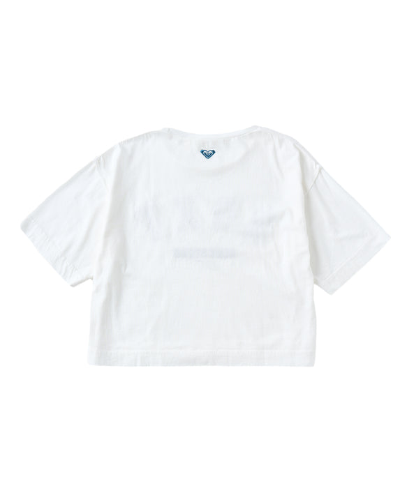 ROXY キッズ MINI SUNVIBES Tシャツ 【2026年夏モデル】 WHT / 150
