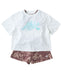 ROXY キッズ MINI HIBISCUS COVE 水着 【2026年夏モデル】 BRN / 150