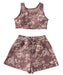 ROXY キッズ MINI HIBISCUS COVE 水着 【2026年夏モデル】 BRN / 150