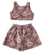 ROXY キッズ MINI HIBISCUS COVE 水着 【2026年夏モデル】 BRN / 150