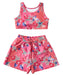 ROXY キッズ MINI HIBISCUS COVE 水着 【2026年夏モデル】 PNK / 150