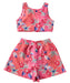 ROXY キッズ MINI HIBISCUS COVE 水着 【2026年夏モデル】 PNK / 150