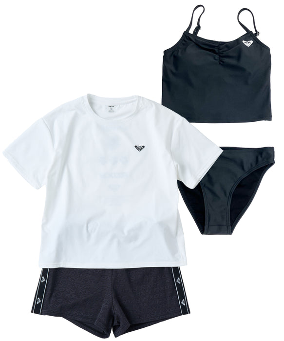 ROXY キッズ MINI SURF SOUL BEACH SET 水着ラッシュTシャツ4点セット
