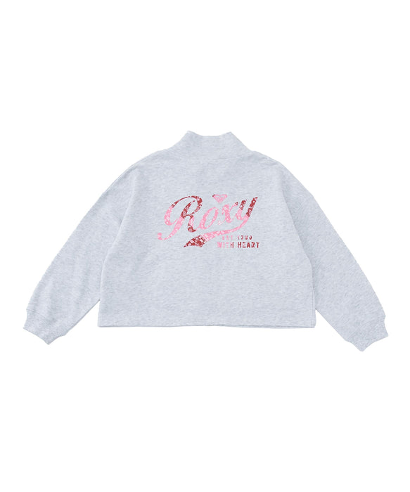 ROXY キッズ MINI ROXY WITH HEART スウェットジャケット 【2026年春夏モデル】 HER / 150