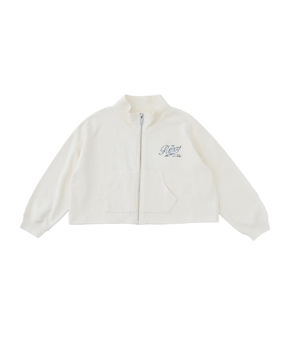 ROXY キッズ MINI ROXY WITH HEART スウェットジャケット 【2026年春夏モデル】 NAT / 150