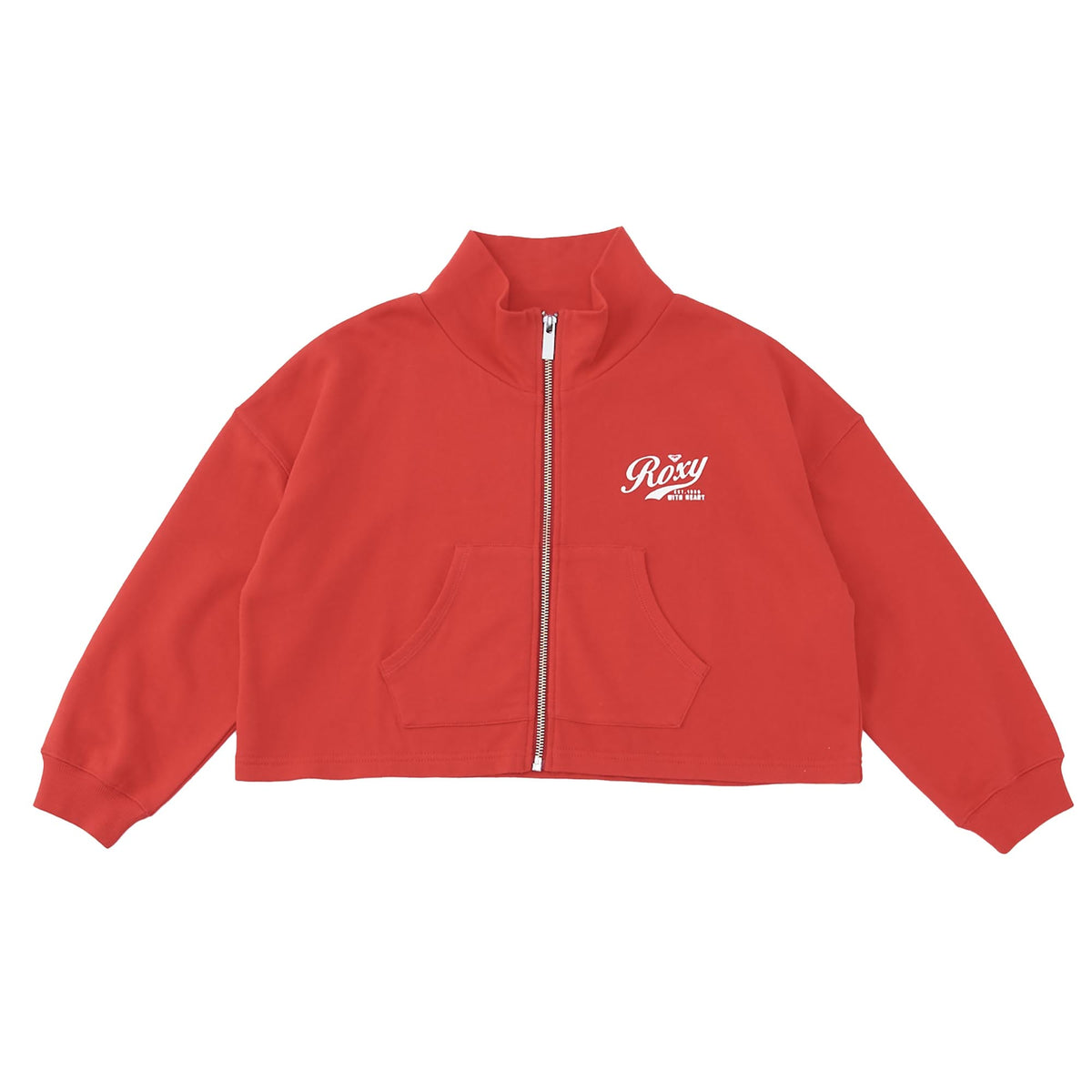 週末限定値下げ　ZOE ヘッド　素体 洋服　セット ROXY キッズ MINI ROXY WITH HEART スウェットジャケット 【2026年春夏