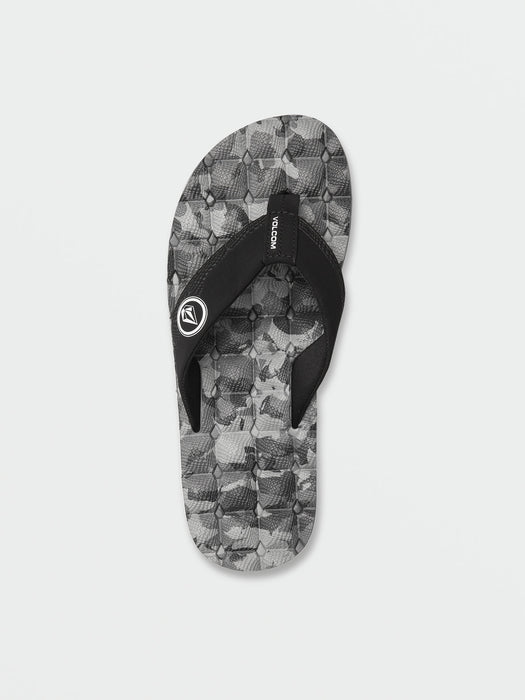 【OUTLET】VOLCOM Recliner Sandals - Grey Combo