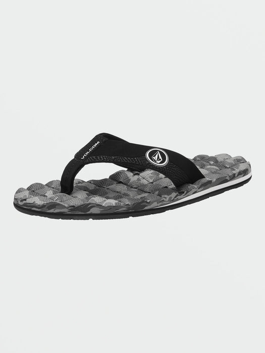 【OUTLET】VOLCOM Recliner Sandals - Grey Combo